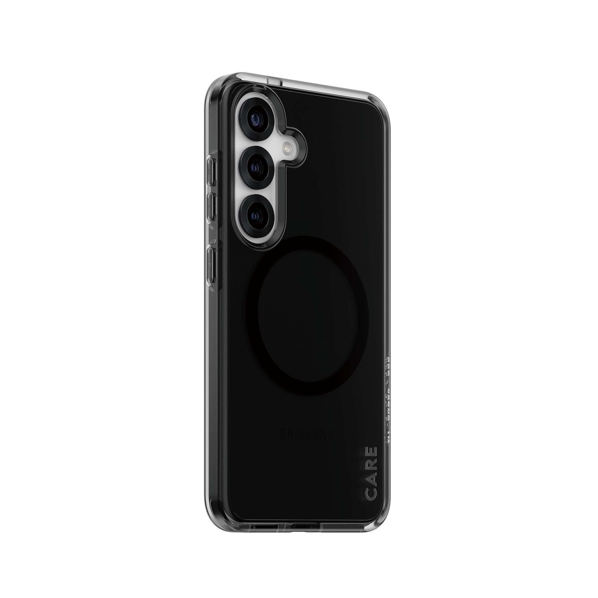 CARE by PanzerGlass® Flagship Case Urban Combat Smokey w. Black Qi Compatible Samsung Galaxy S25